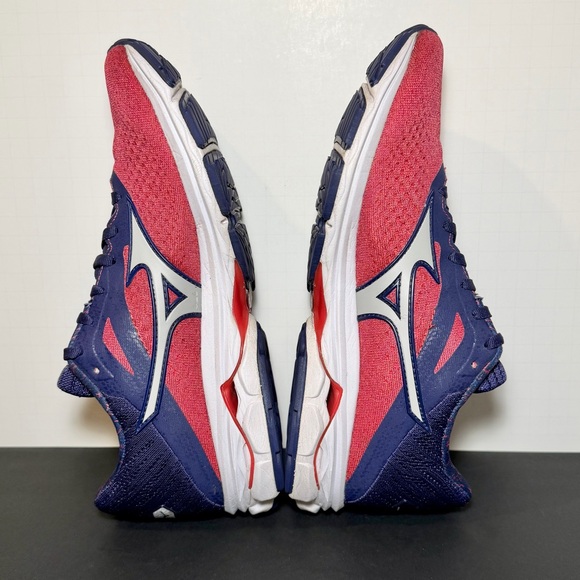 MIZUNO Shoes Womens Size 9.5 Wave Rider 23 Red & Blue Athletic Sneakers - Picture 6 of 11